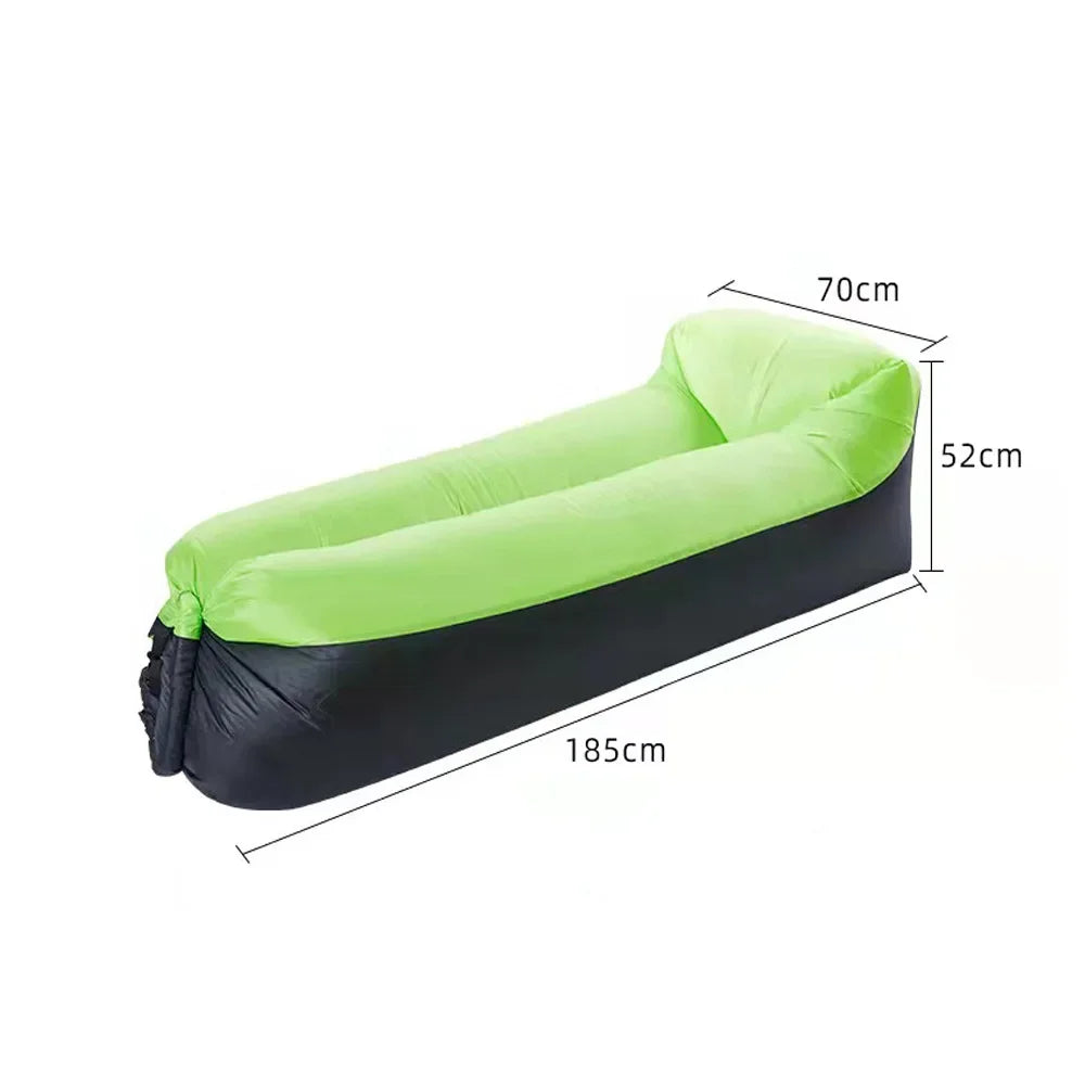 Trend Outdoor Products Fast Infaltable Air Sofa Bed Good Quality Sleeping Bag Inflatable Air Bag Lazy Bag Beach Sofa 240*70cm