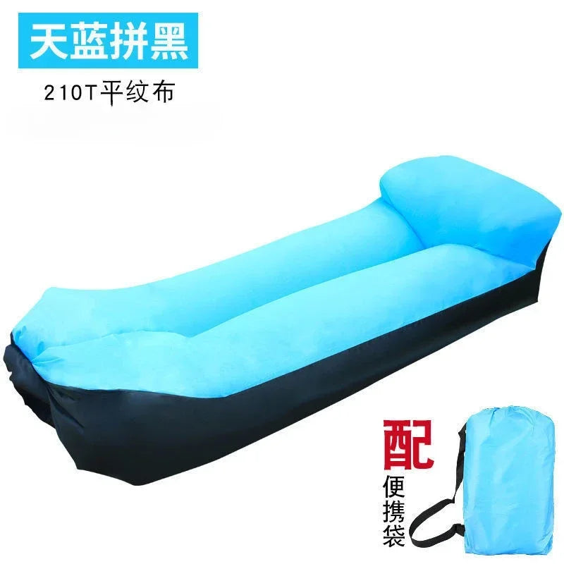 Outdoor Inflatable Sofa, Portable Cushion, Lazy Nap Bed, Beach Air Bed, Practical Tools, Music Festival, Picnic, Camping