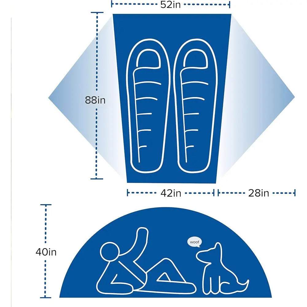 Ultralight SHV Copper Bikepacking Tent for Lightweight Adventures