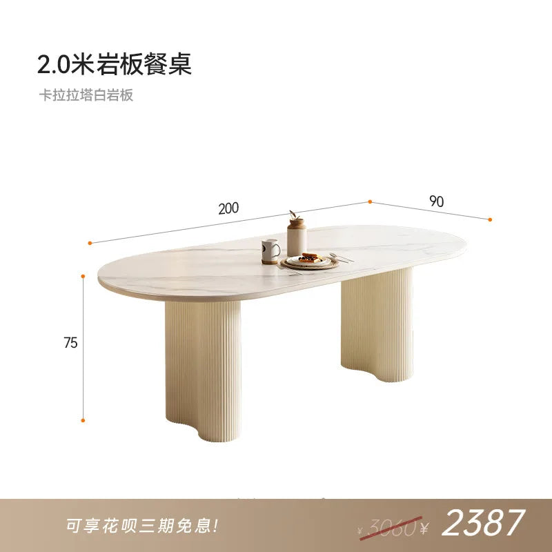 Modern Luxury Dining Tables Hallway Center Study Extending Coffee Dining Tables Service Ornament Mesa Comedor Furnitures