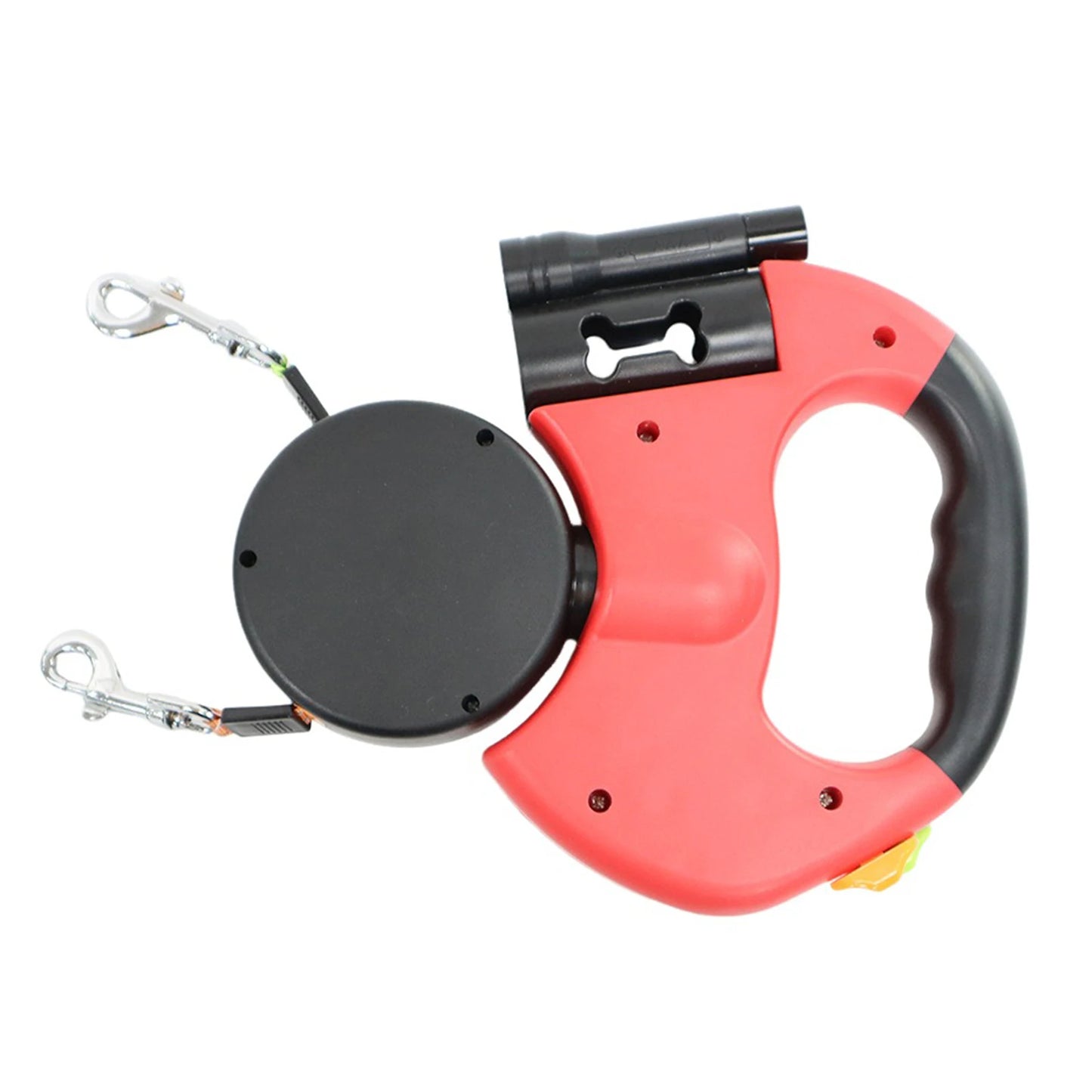 Dual Retractable Pet Dog Safe Rope With Led Lights Wear Lightweight Adjustables Cat Dog Walk Running Leads Pet Accessories