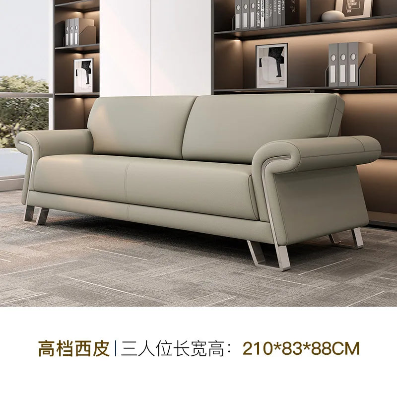 Sofa office meeting guests to negotiate modern simple business VIP leisure area car 4S shop reception sofa combination