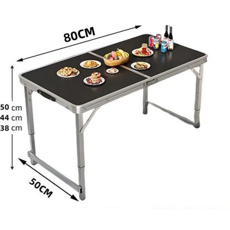 Folding Multi-functional Outdoor Tables Portable Adjustable High Outing Picnic Writing Camping Table Creative Outdoor Furniture