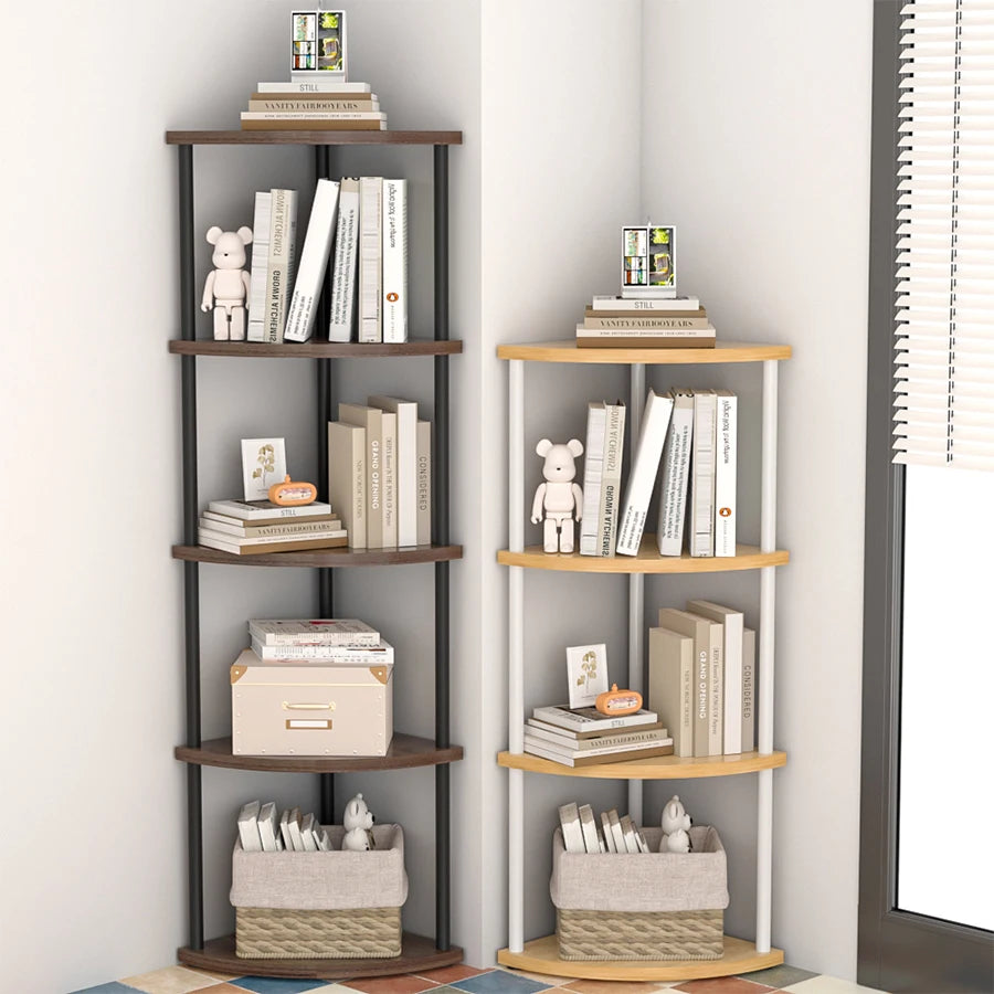 Storage Rack Wall Corner Shelf Practical Storage Rack Living Room/Kitchen/Bedroom Bookshelf Shelf Plant Rack Flower Rack 3/4/5/6