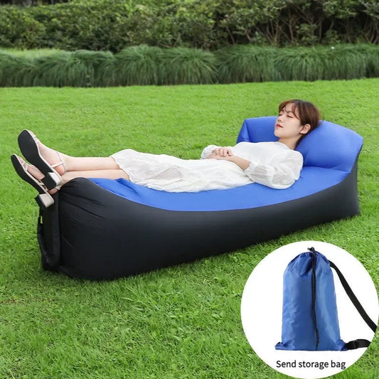 Outdoor Inflatable Sofa, Portable Cushion, Lazy Nap Bed, Beach Air Bed, Practical Tools, Music Festival, Picnic, Camping