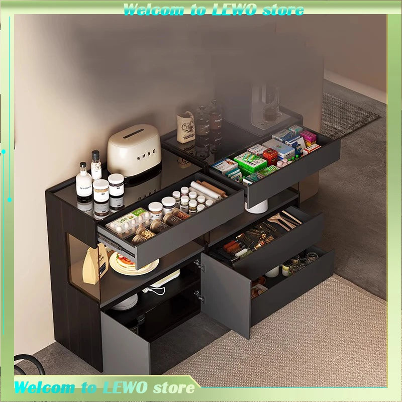 Mobile Storage Living Room Cabinets Display Organizer Wood Cabinets Luxury Drawers Jewelry Curio Perfume Gabinete Home Furniture