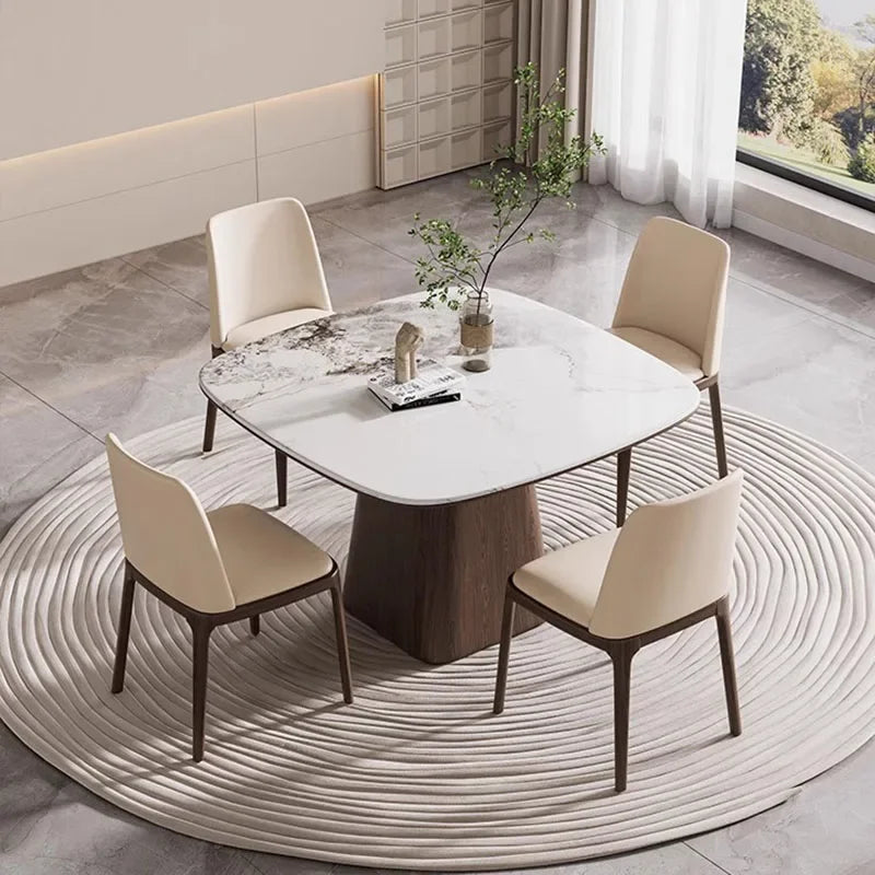 Dining Table Living Room Center Modern Food Tables Luxury Cafe Individual Coffe Garden Mesa Restaurant Bar Kitchen Furniture