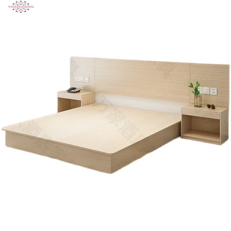 Hotel Bed Hotel Furniture Factory Standard Room Single Room Full Apartment Homestay Single Bed Twin Rental Room Available