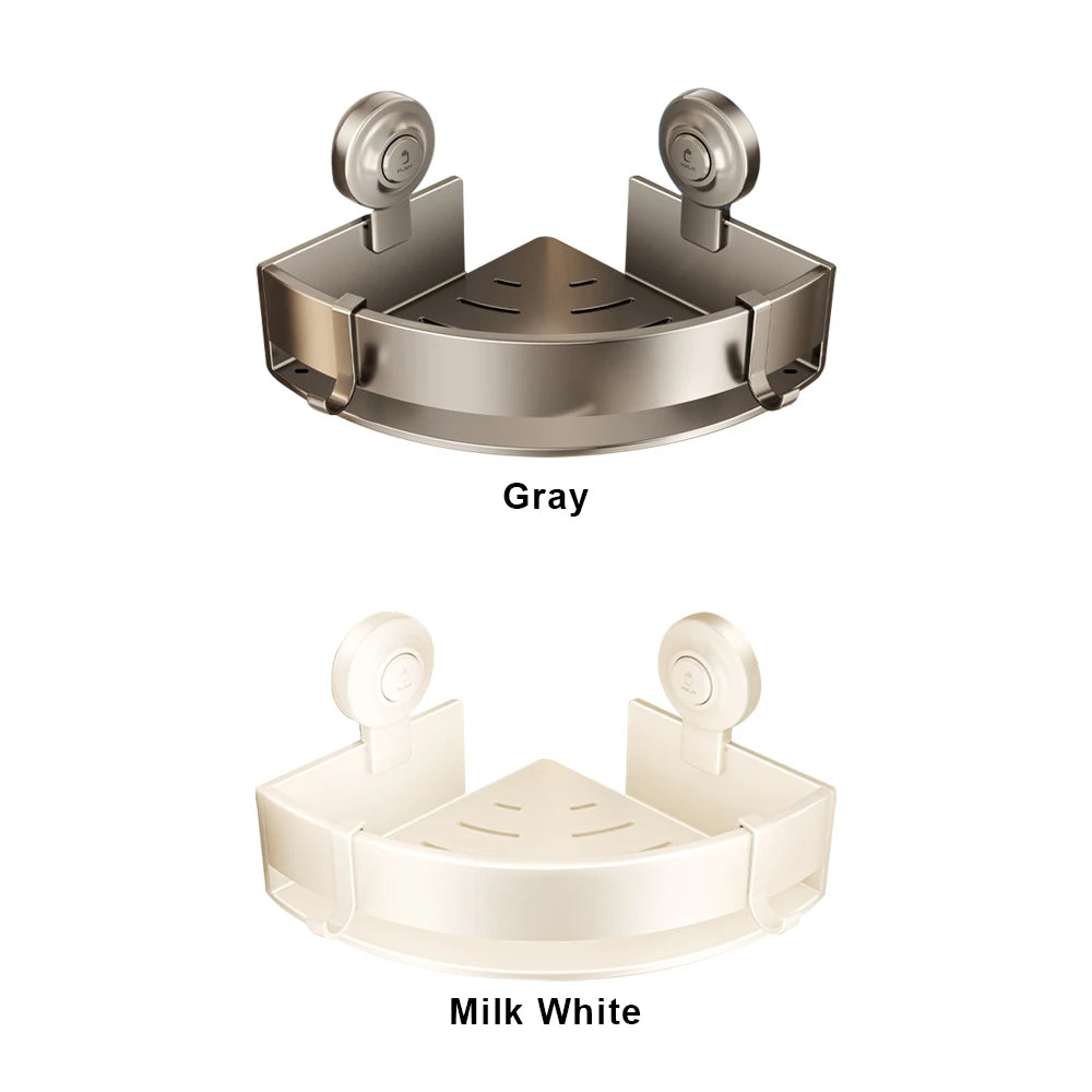 Bathroom Storage Rack Punch Free Nail-free Shower Corner Wall Shelf Makeup Product Shampoo Organizer Bathroom Accessories Holder