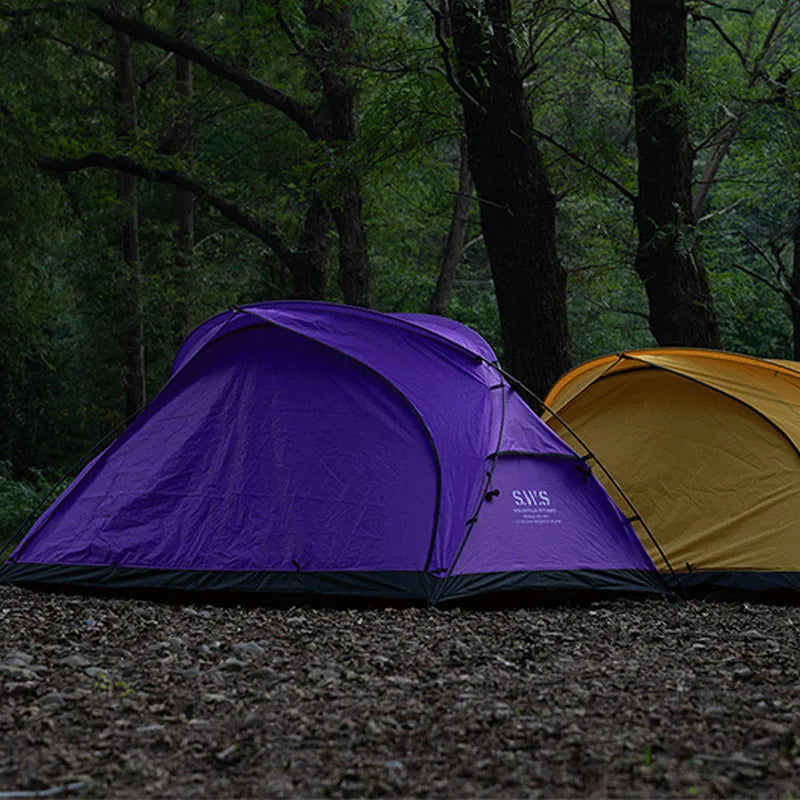 WELLHIKE Outdoor Portable Tent Single and Double Field Park Camping Equipment Rain and Sun Thickened Three Sseason Tent