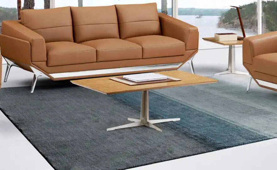 Modern Office Furniture Office Living room Design Leather sofa, office sofa set