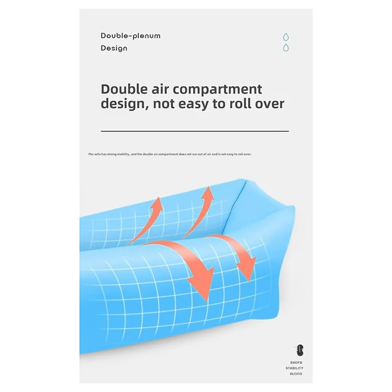 FAST-Inflatable Sofa - Easy To Install, Portable, Waterproof And Leak-Proof Design, Ideal Sofa For Backyard Beach