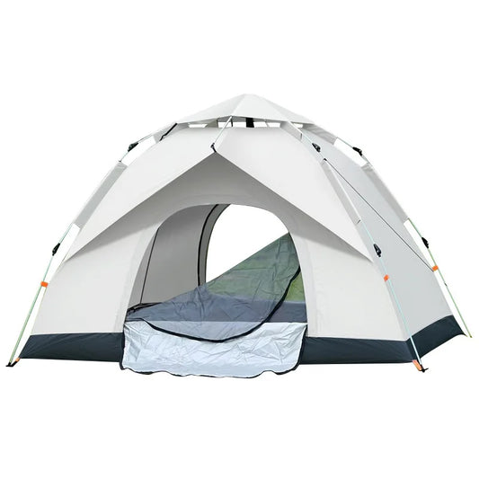 Outdoor Tent For 3-4 People Sun And Rain Protection Camping Equipment Portable No Need To Build