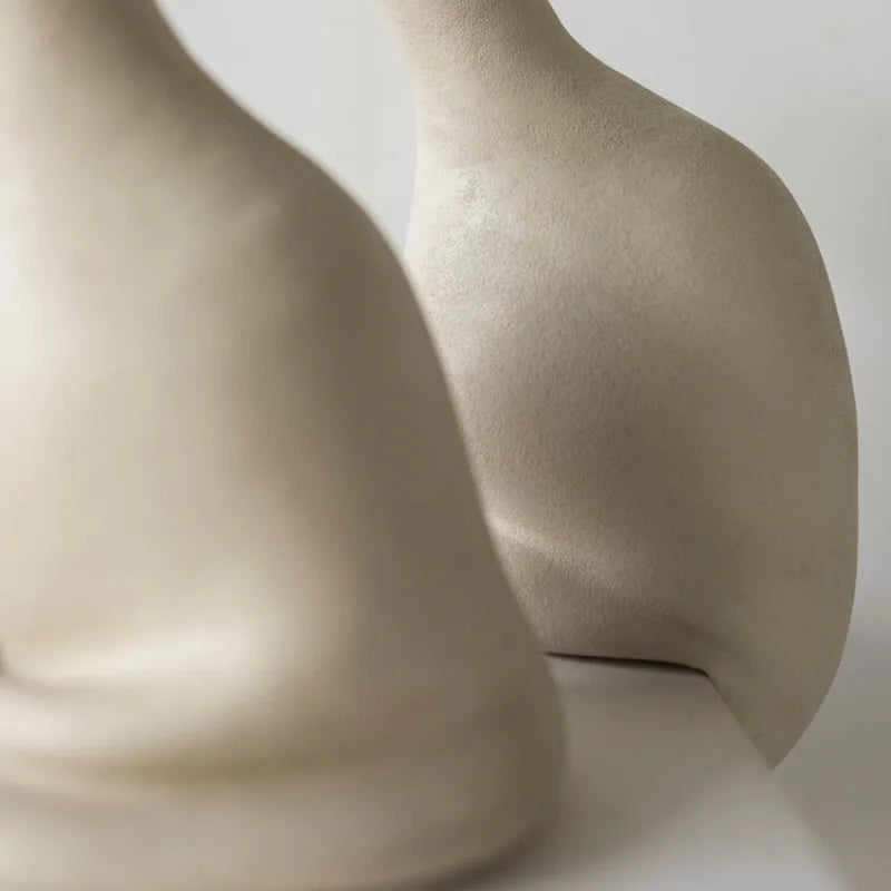 Wabi-Sabi Vases Modern Flower Vases Creative Flower Bottle Luxury Living Room Flowerpots Home Decoration Table Accessories