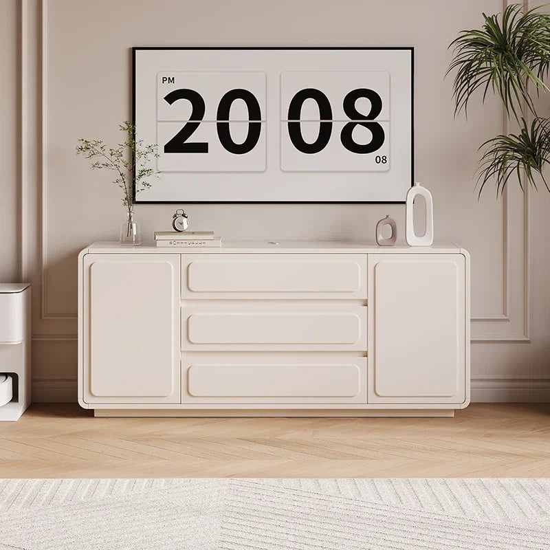 Trendy Floor Standing Living Room Decoration Cabinets Simple Modern Accent Cabinet Storage House Container Vitrina Furniture