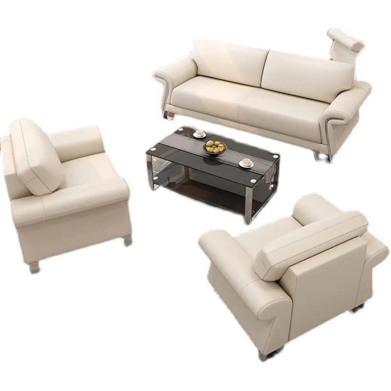 Sofa office meeting guests to negotiate modern simple business VIP leisure area car 4S shop reception sofa combination