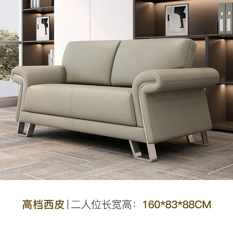 Sofa office meeting guests to negotiate modern simple business VIP leisure area car 4S shop reception sofa combination