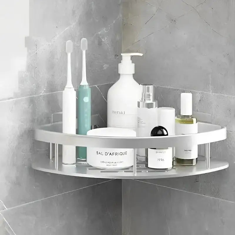 Bathroom Shelf Kitchen Storage Organizer Aluminum Alloy Shampoo Rack Shower Shelf Bathroom Accessories No Drill Shelf