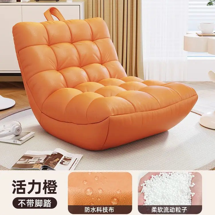 Internet celebrity lazy sofa bean bag caterpillar tatami recliner bedroom living room balcony casual single curved seat