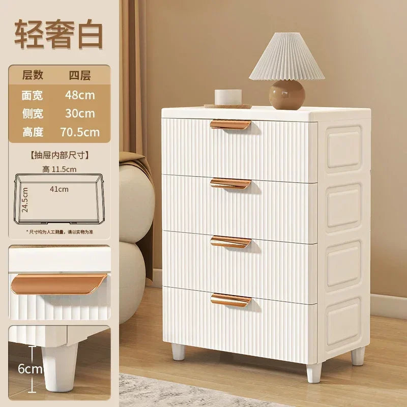 Organize Drawers Living Room Cabinets Decorations Display Cream Storage Girl Miniature Vitrina Furniture New