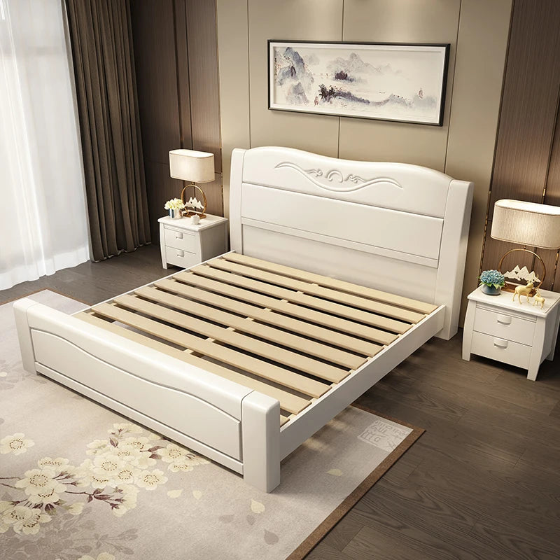 Bedroom Children Bed Luxury Double Single Baby Massage Modern Bed Design Beauty Sun Nordic Wooden Beliche Salon Furniture