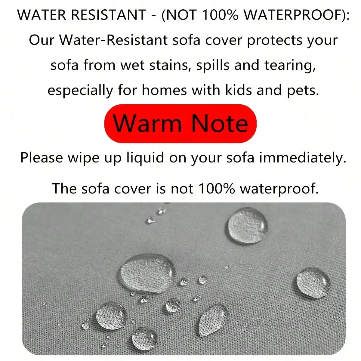 1pc Water-Reststant Polar Fleece Outdoor Sofa Covers, 230gsm Sofa Cushion Cover, Multiple Colors Available