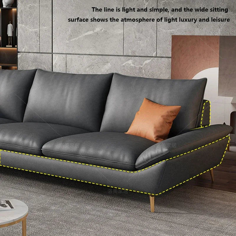 European Luxury Living Room Sofa Modern Cozy Family Technology Cloth Technology Cloth Divano Furniture Cheap Sofas In Offers