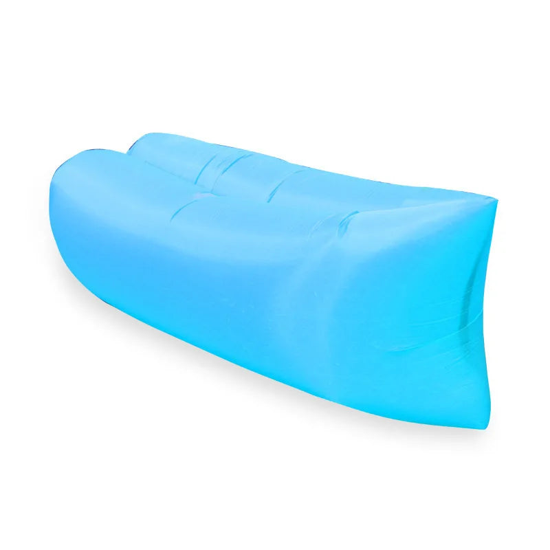 Lazy Inflatable Sofa Outdoor Portable Beach Air Sofa Folding Camping Inflatable Sofa Bed Sleeping Bag Single Person