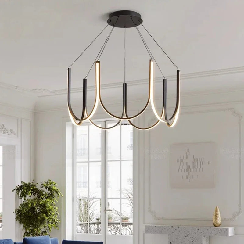 Modern Home Decor Led Lights Pendant Light Lamps for Living Room Led Chandeliers for Dining Room Hanging Light Indoor Lighting