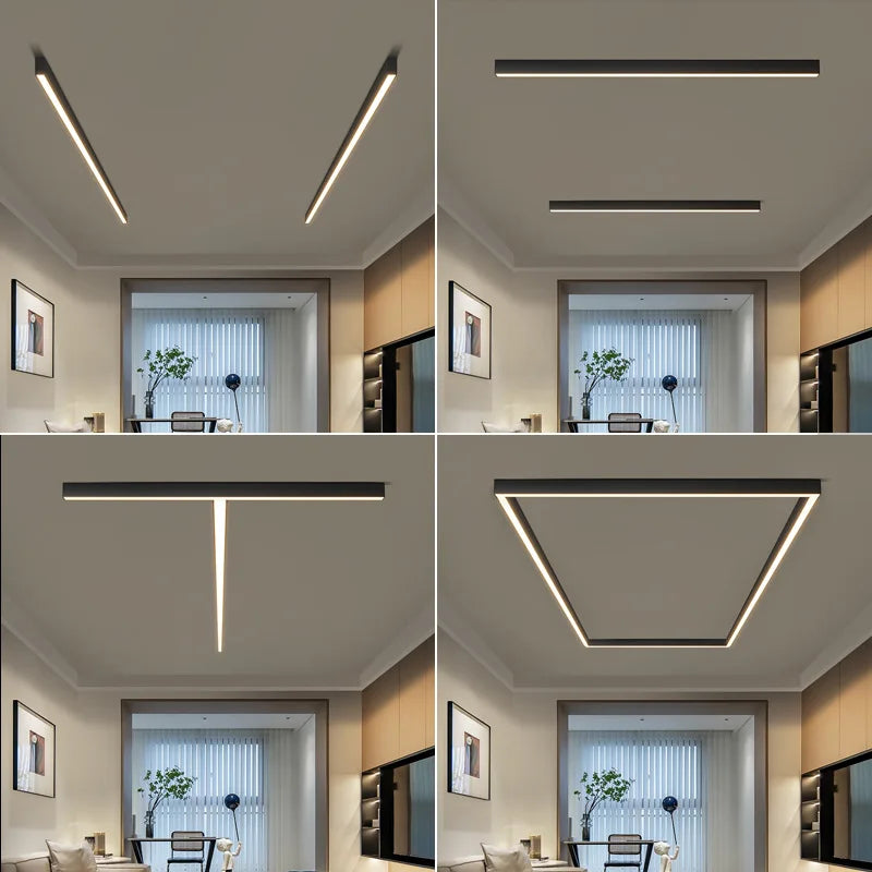 Modern minimalist, bar shaped, balcony, bedroom, living room, foyer, bedside, ceiling light, eye protection LED home decoration