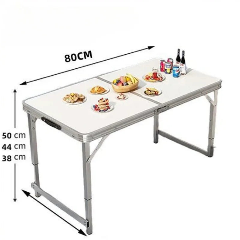 Folding Multi-functional Outdoor Tables Portable Adjustable High Outing Picnic Writing Camping Table Creative Outdoor Furniture