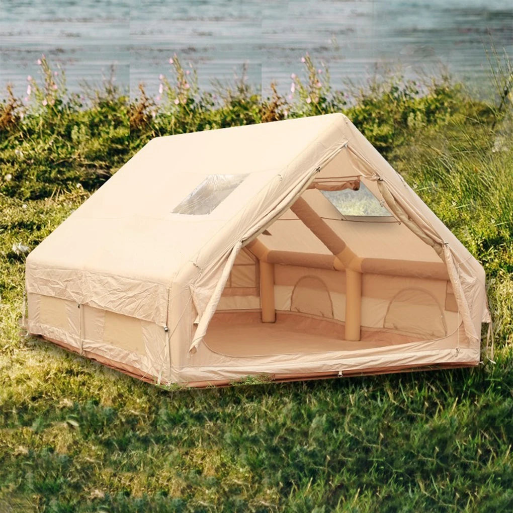 Large Camping Air Tent  Quick Setup Camping Tent 3/4P Overnight Rainproof Thickeneded Picnic Family Camping travel Outdoor Tent