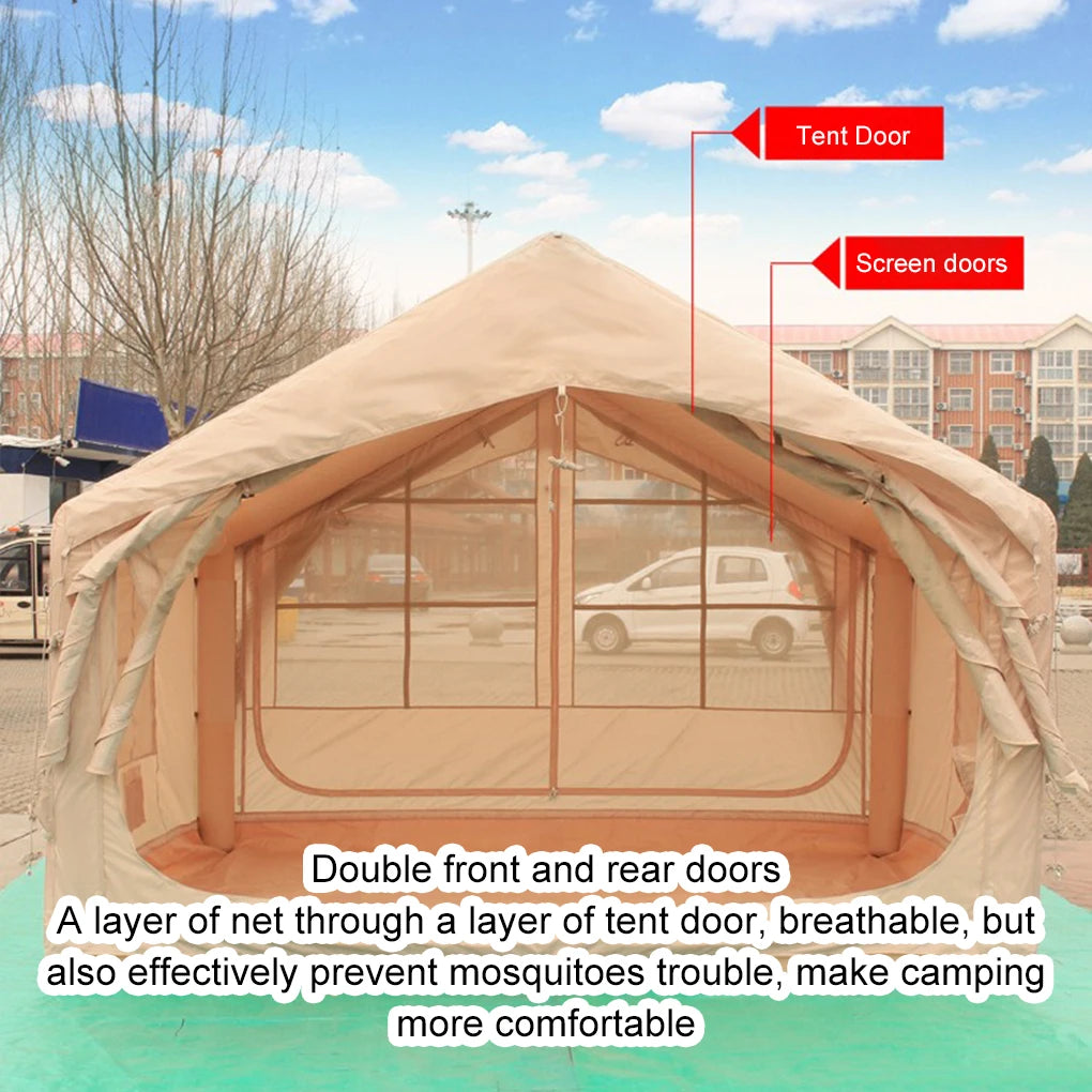 Large Camping Air Tent  Quick Setup Camping Tent 3/4P Overnight Rainproof Thickeneded Picnic Family Camping travel Outdoor Tent