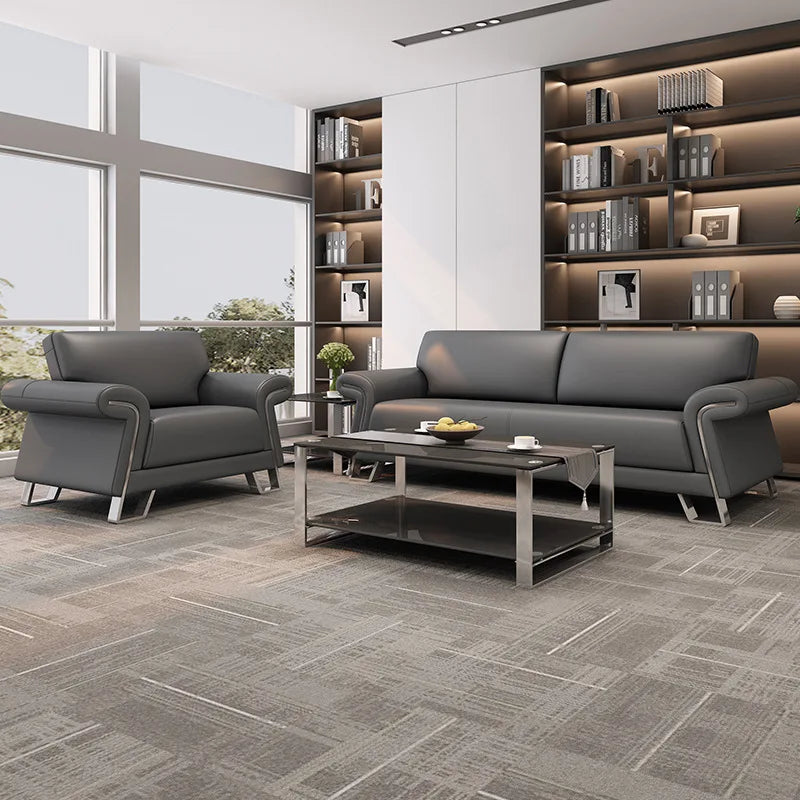 Sofa office meeting guests to negotiate modern simple business VIP leisure area car 4S shop reception sofa combination