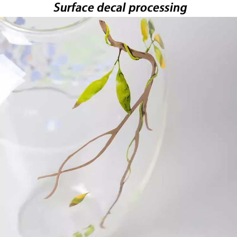 Glass Vases Flowers Centerpiece Tables Mariage Vases Plants Luxury Aesthetic Flowers Bottles Dining Table Ornaments Home Decor