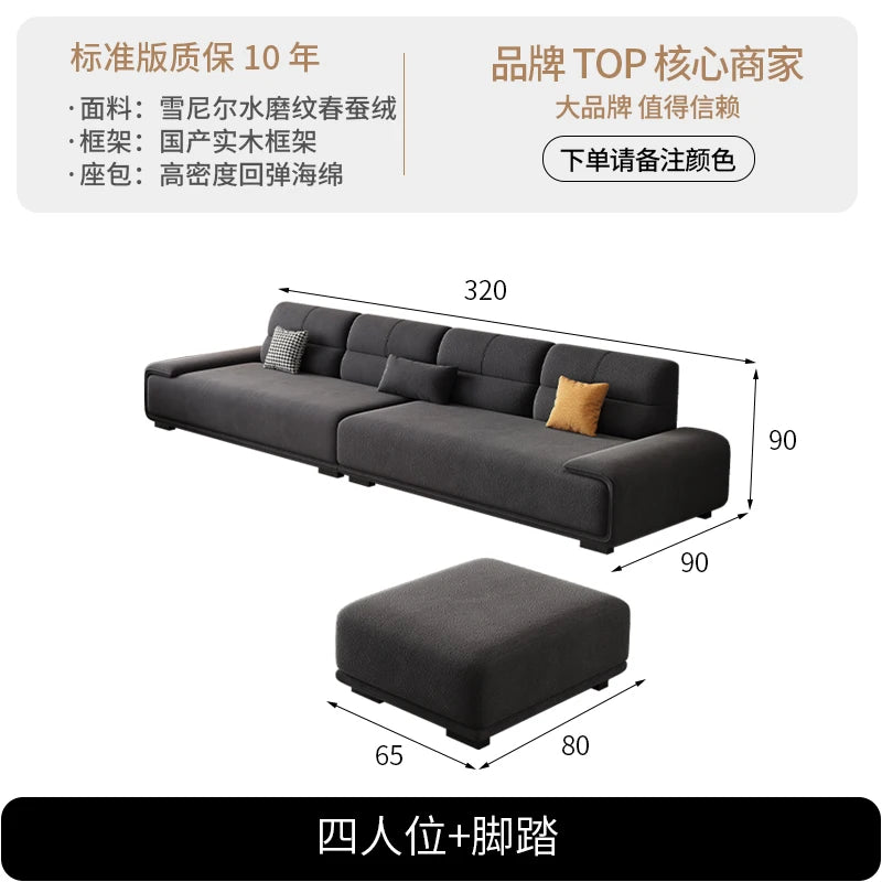 Living Room Family Sofa Europe Design Lounger Relaxing Elegant Sofa Cinema Bedroom Articulos Para El Hogar Home Decoration