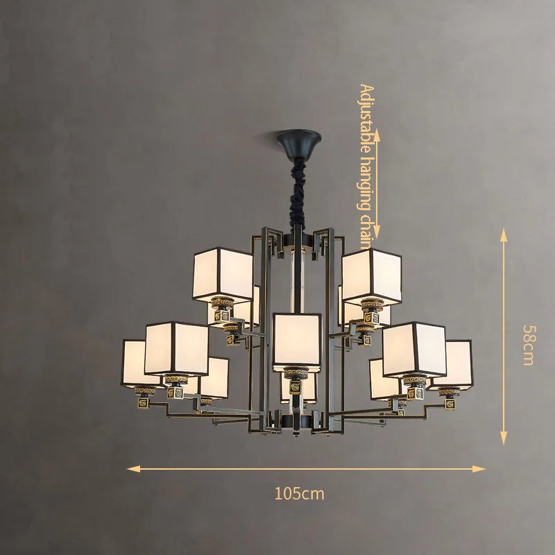 Living Room Light New Dining Room Light Bedroom Light Retro Home Lighting Fixtures Ceiling Chandelier Led Light Decoration Home