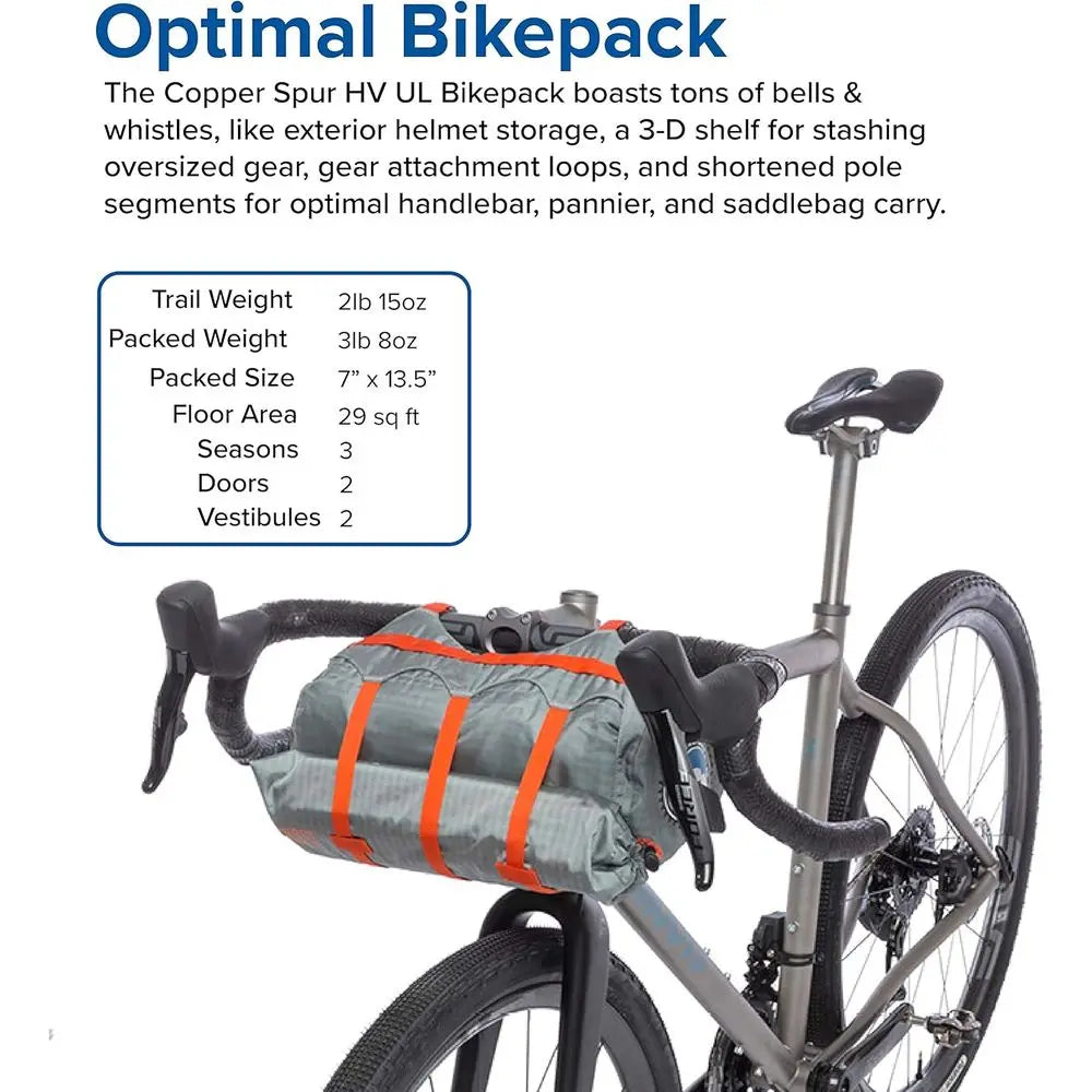 Ultralight SHV Copper Bikepacking Tent for Lightweight Adventures