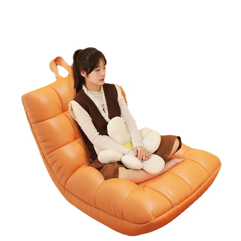 Internet celebrity lazy sofa bean bag caterpillar tatami recliner bedroom living room balcony casual single curved seat