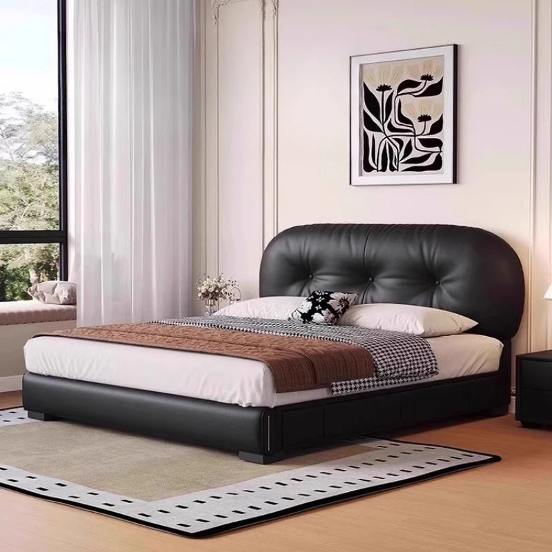 Princess Reading Bed Double Storage Cheap Designer Vintage Aesthetics Bed Comfortable Fashionable Muebles Bedroom Furniture