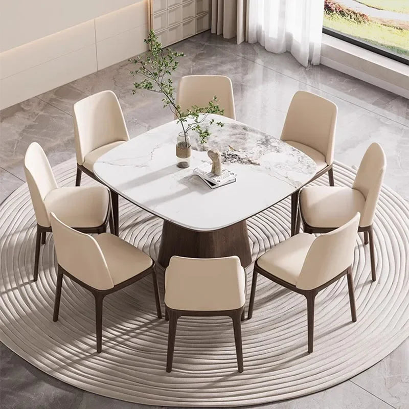 Dining Table Living Room Center Modern Food Tables Luxury Cafe Individual Coffe Garden Mesa Restaurant Bar Kitchen Furniture