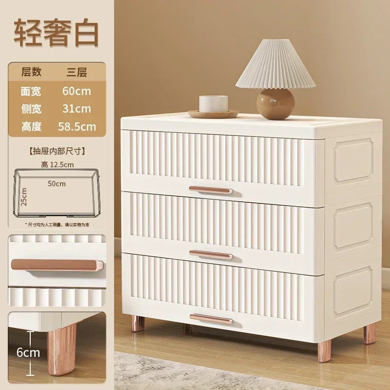 Organize Drawers Living Room Cabinets Decorations Display Cream Storage Girl Miniature Vitrina Furniture New