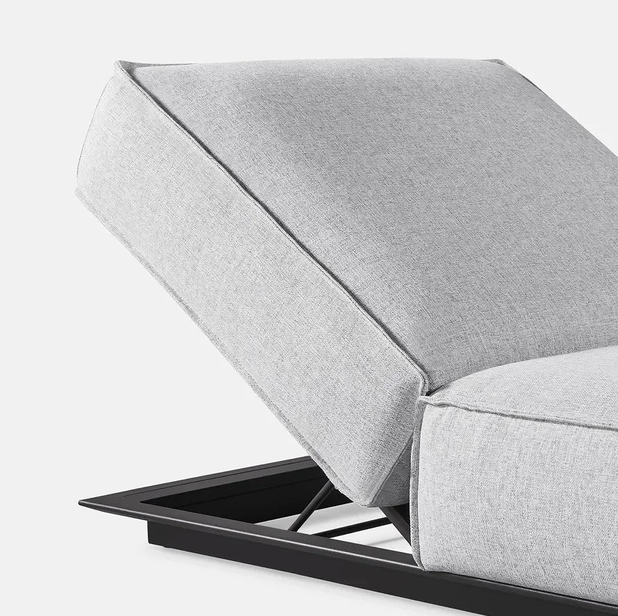 Patio Furniture Outdoor Solid Wood Sunbeds Beach Chaise Lounge Hotel Garden Pool Sun Bed Set Sun Lounge Waterproof Furnitureoutd