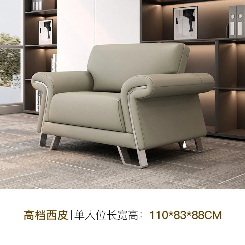 Sofa office meeting guests to negotiate modern simple business VIP leisure area car 4S shop reception sofa combination