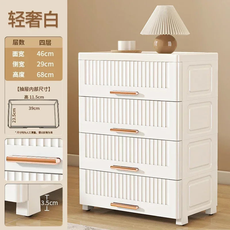 Organize Drawers Living Room Cabinets Decorations Display Cream Storage Girl Miniature Vitrina Furniture New