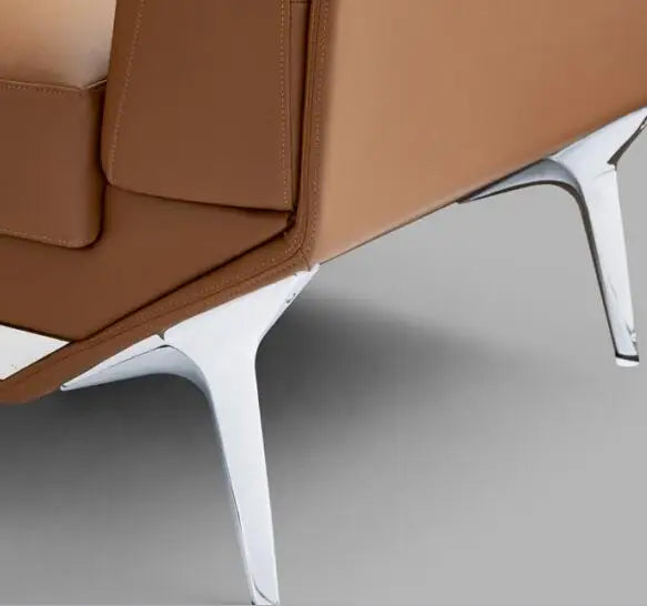 Modern Office Furniture Office Living room Design Leather sofa, office sofa set