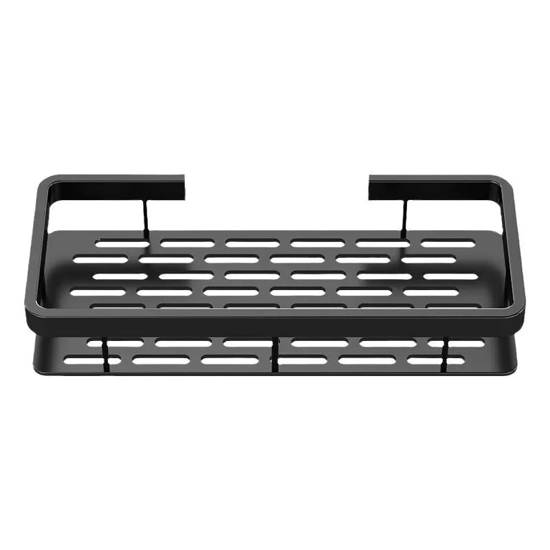 Bathroom Shelf Kitchen Storage Organizer Aluminum Alloy Shampoo Rack Shower Shelf Bathroom Accessories No Drill Toilet Bath Shel