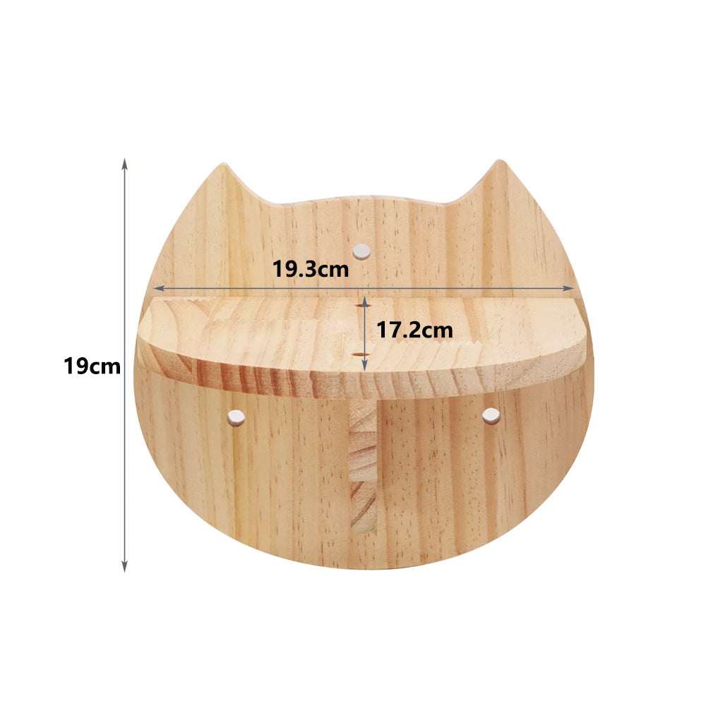 Cat Wall Climbing House Shelf Bed Wall Mounted Tree Tower Hiding House Villa Castle for Indoor Cats Accessories Sleeping