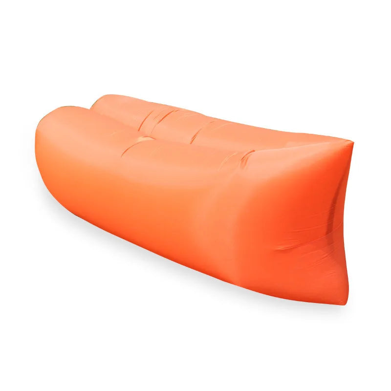 Lazy Inflatable Sofa Outdoor Portable Beach Air Sofa Folding Camping Inflatable Sofa Bed Sleeping Bag Single Person