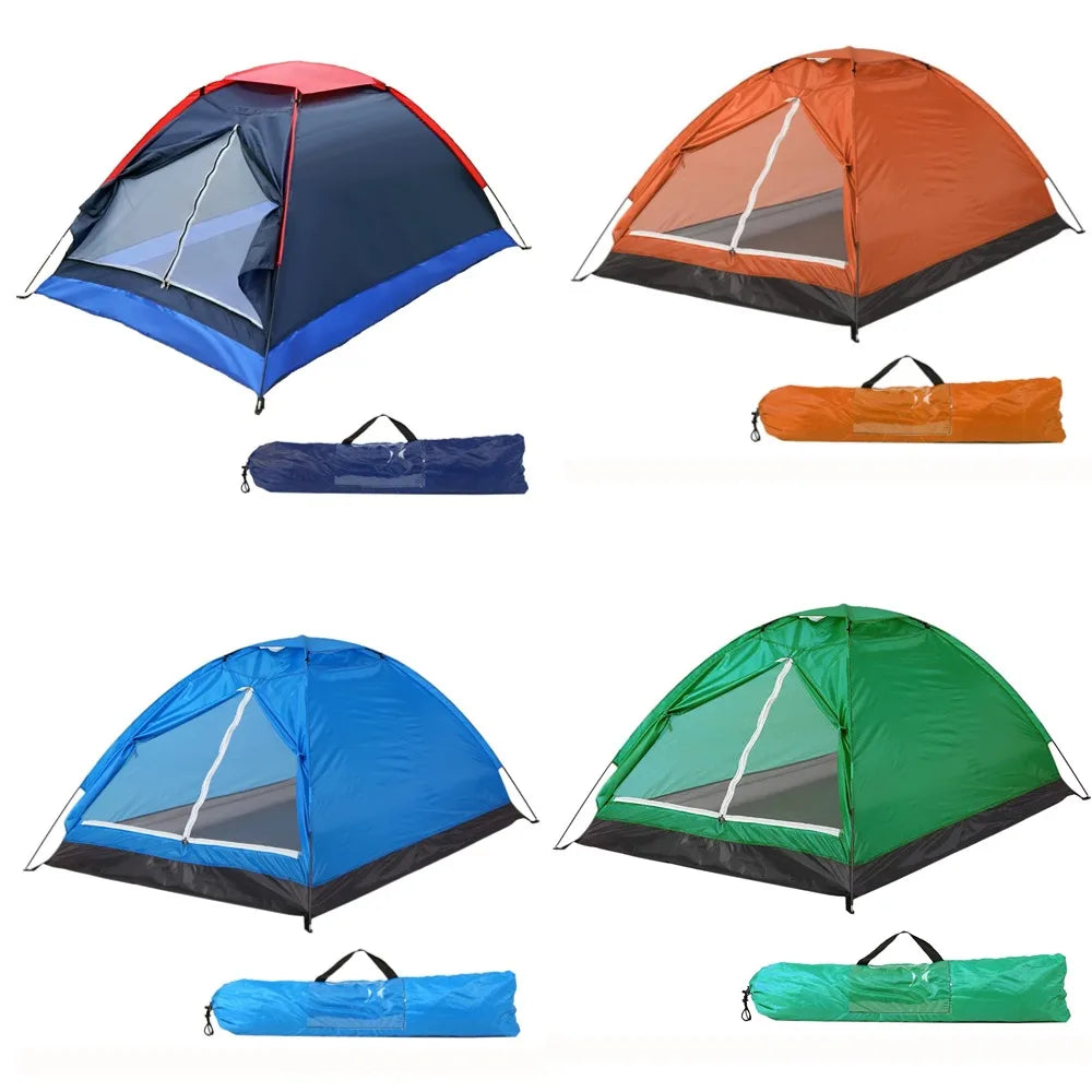 Camping Tent Ultralight Tent Outdoor Hiking Sun Shield 2 Person Camping Equipment Camping Tent Dual-layer Door Camping Accessory